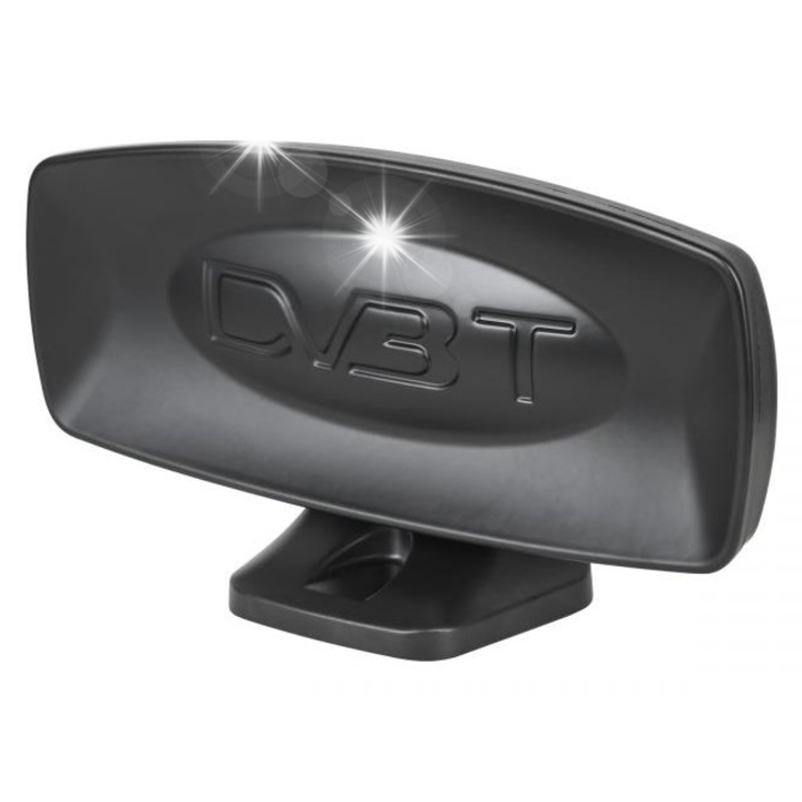 Външна цифрова ТВ антена DPM, 5-862 MHz, 32 dB, черна