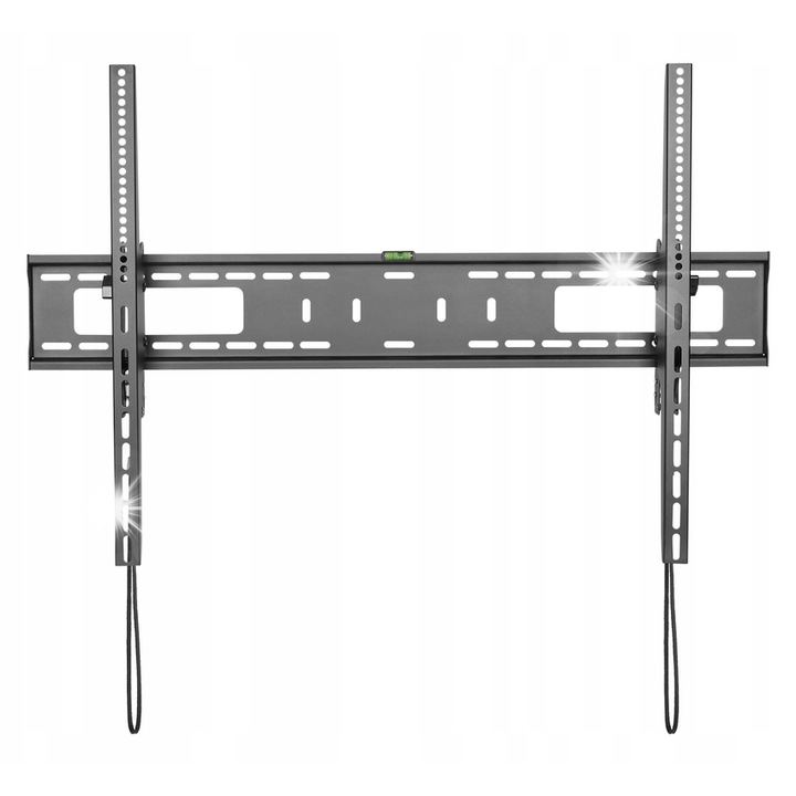 Стенна стойка за телевизор Kruger&Matz KM1306, 60-100 инча, 75 кг, черен, с монтажни винтове