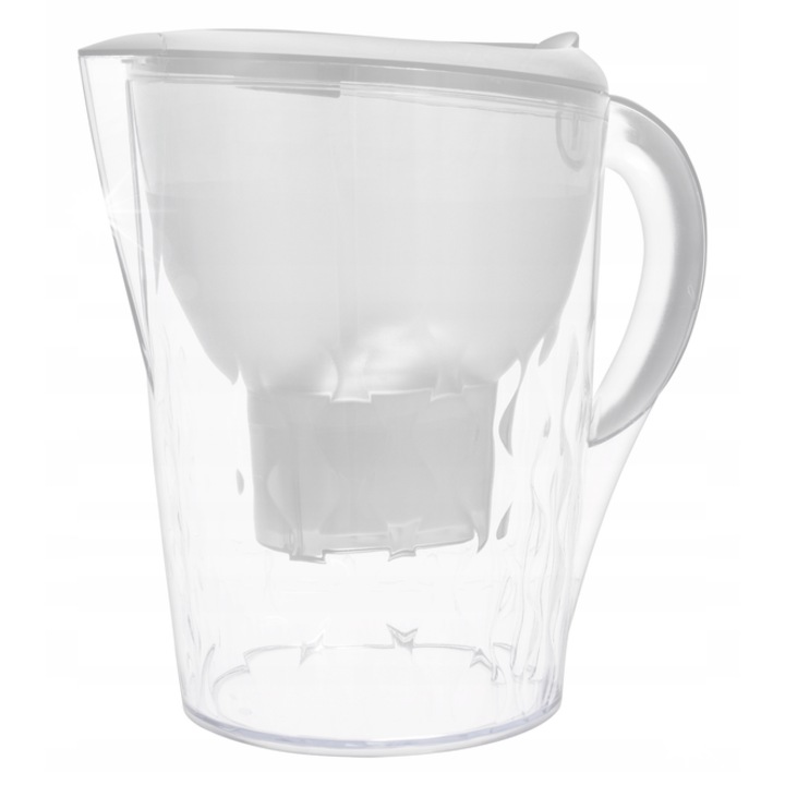 Teesa 3,5L fehér szűrőkancsó, 2 szűrővel, méretek 122x110x85mm