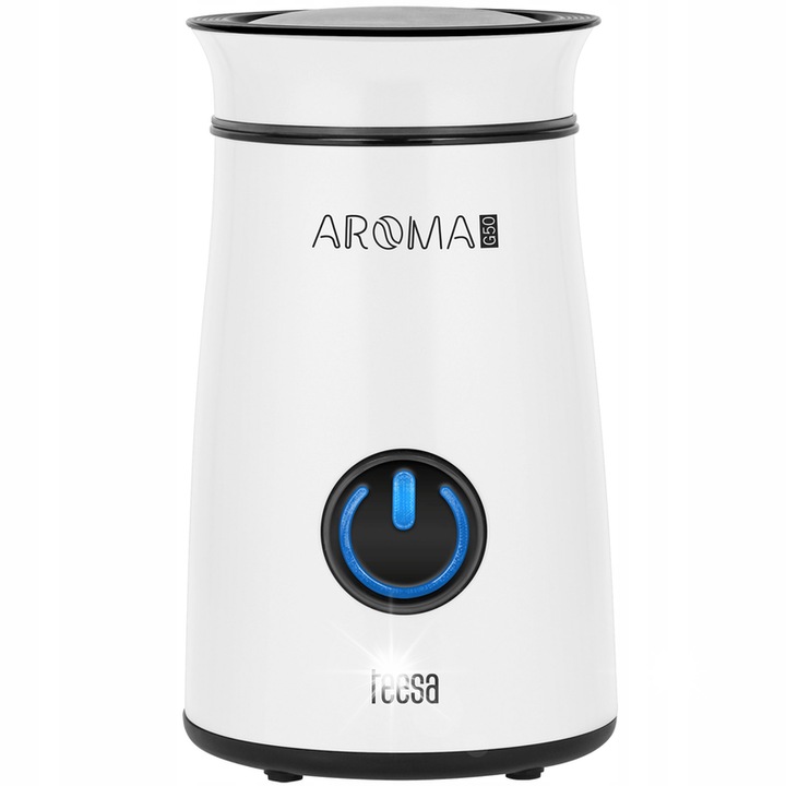 Kávédaráló Teesa Aroma G50, 150W, 50g, fehér, 105.4x174mm