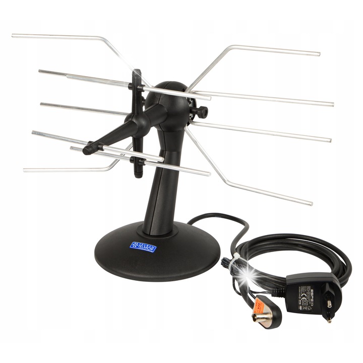 Антена DVB-T2 DSP-860 5G Защитена, многоканална, 255x500x230мм, комплект с 2м кабел