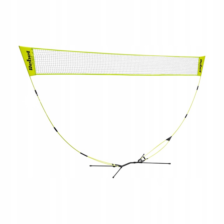 Összecsukható tollaslabda háló, Rebel Active, 150x300cm, anyag: üvegszál, fém, PE, hordtáskával