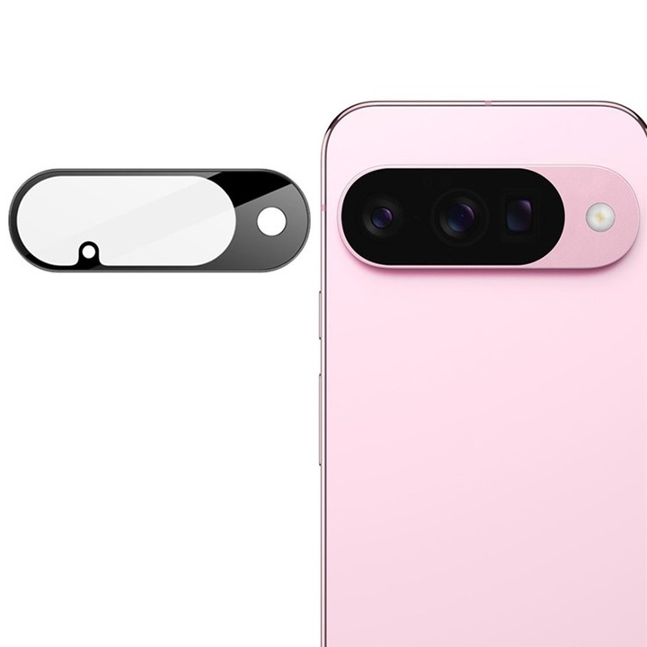Folie Camera Daden din sticla pentru Google Pixel 10, Full Cover, Protectie Profesionala, Ultra Rezistenta, Calitate Premium, Negru