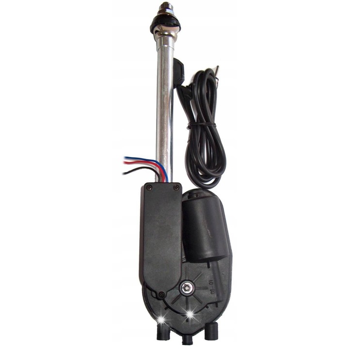 Sunker automata autóantenna, 100cm, 12V tápellátás, rozsdamentes acél kivitel