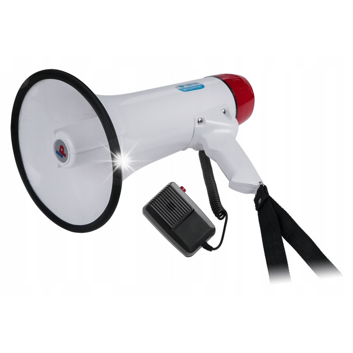 Преносим мегафон REBEL DH-10, 20W, с разглобяем микрофон, 205x337mm, сирена