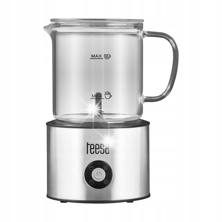 Пенообразувател за мляко Teesa AROMA F60, 600W, функция за нагряване, капацитет 740мл, 115x200мм
