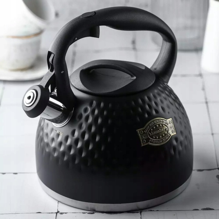 Klausberg 3L rozsdamentes acél teáskanna, minden főzőlapra