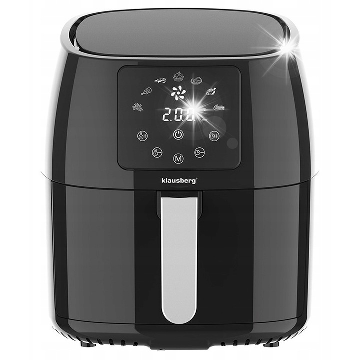 Фритюрник Klausberg KB 7551, 4,5Л, 1400W, технология за циркулация на въздуха, тъчскрийн