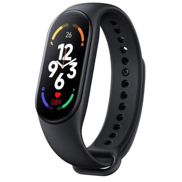 Bratara inteligenta fitness ceas HAGAETHI®, Ecran 2.19 inch, Monitorizarea frecventei cardiace/tensiunii arteriale/oxigenului din sange, monitorizarea electrocardiogramei, Rezistent la apa, Apeluri Bluetooth, Negru