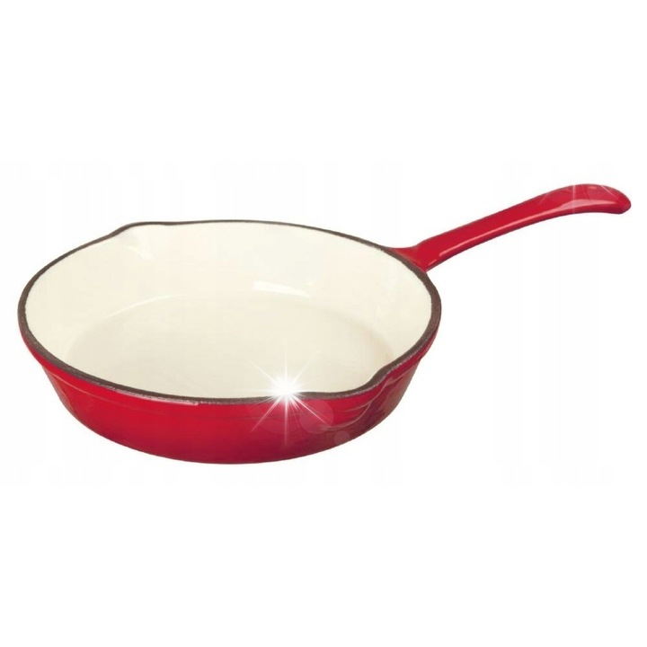 Тиган, чугун, Kinghoff, 20см, червен, тегло 1.7кг