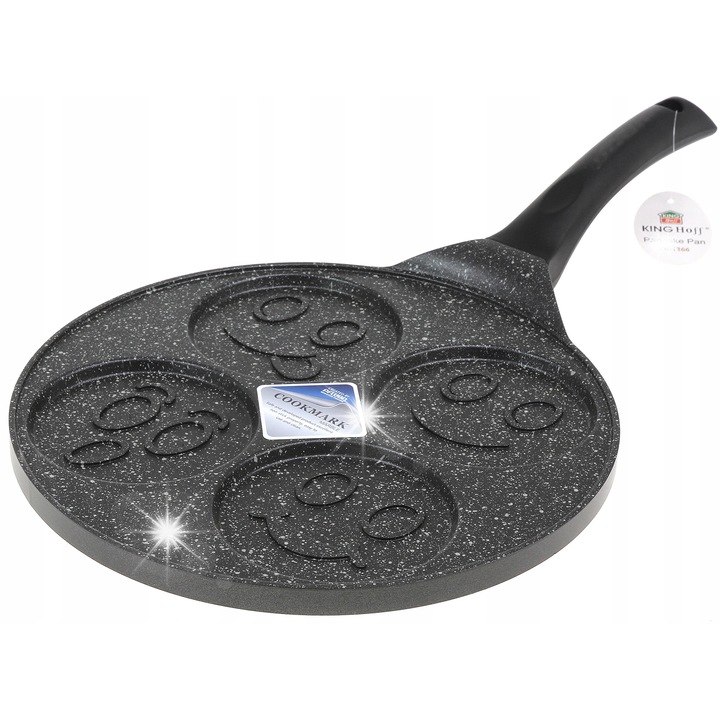 Тиган Kinghoff KH-1672, незалепващ, 26,5см, за палачинки, ергономичен дизайн