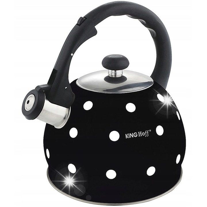 Teáskanna, Kinghoff 2.0L, rozsdamentes acél, minden típusú főzőlaphoz