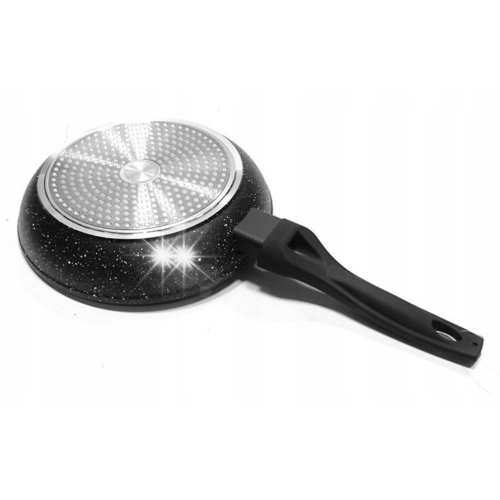 Тиган 30см с капак, Klausberg, мрамор, устойчив на надраскване, за всички видове котлони