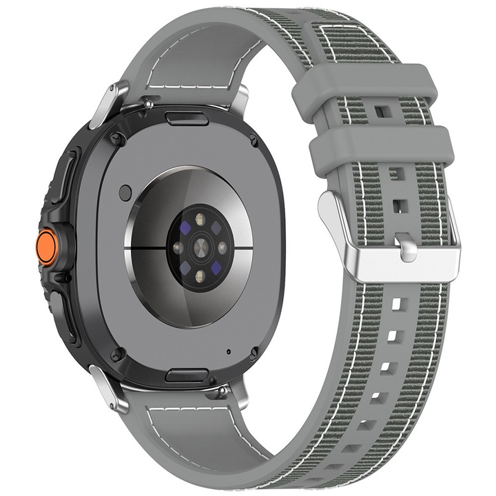 Szíj Samsung Galaxy Watch8 40mm/Watch8 44mm/Watch8 Classic - Techsuit Watchband (W051) - Szürke
