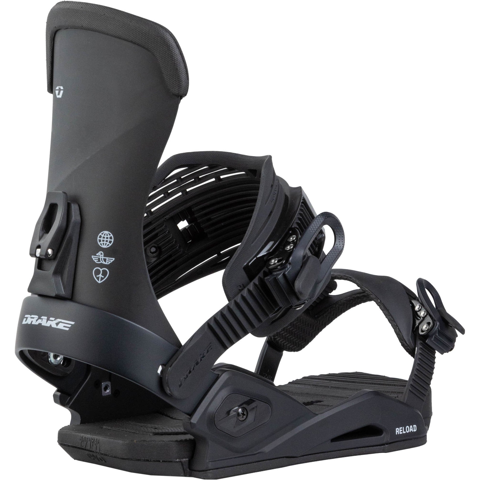 DRAKE RELOAD ビンディング グレー M size Legaturi Snowboard DRAKE Reload, Negru, Barbati, M - eMAG.ro