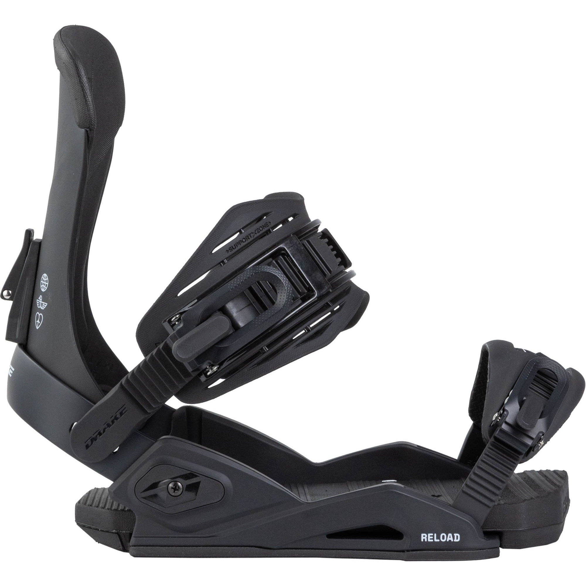 Legaturi Snowboard DRAKE Reload, Negru, Barbati, M - eMAG.ro