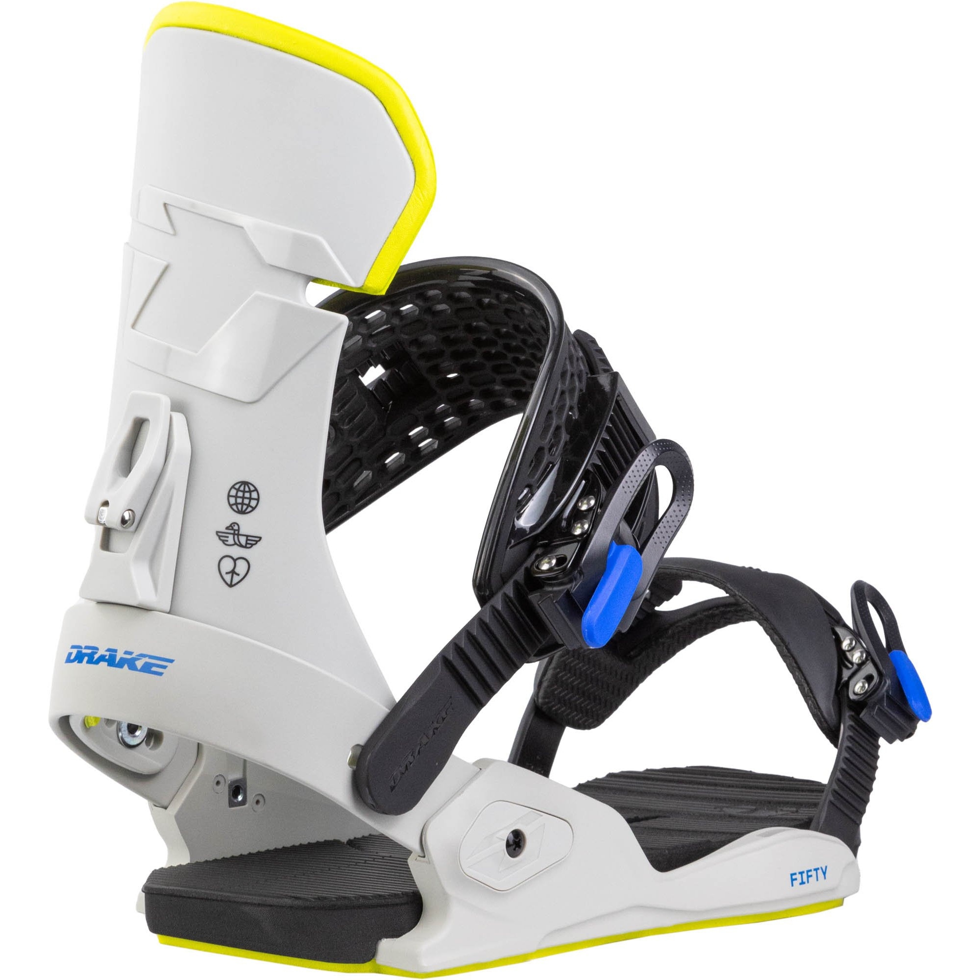 Legaturi Snowboard DRAKE Fifty, Gri/Verde, Barbati, L - eMAG.ro