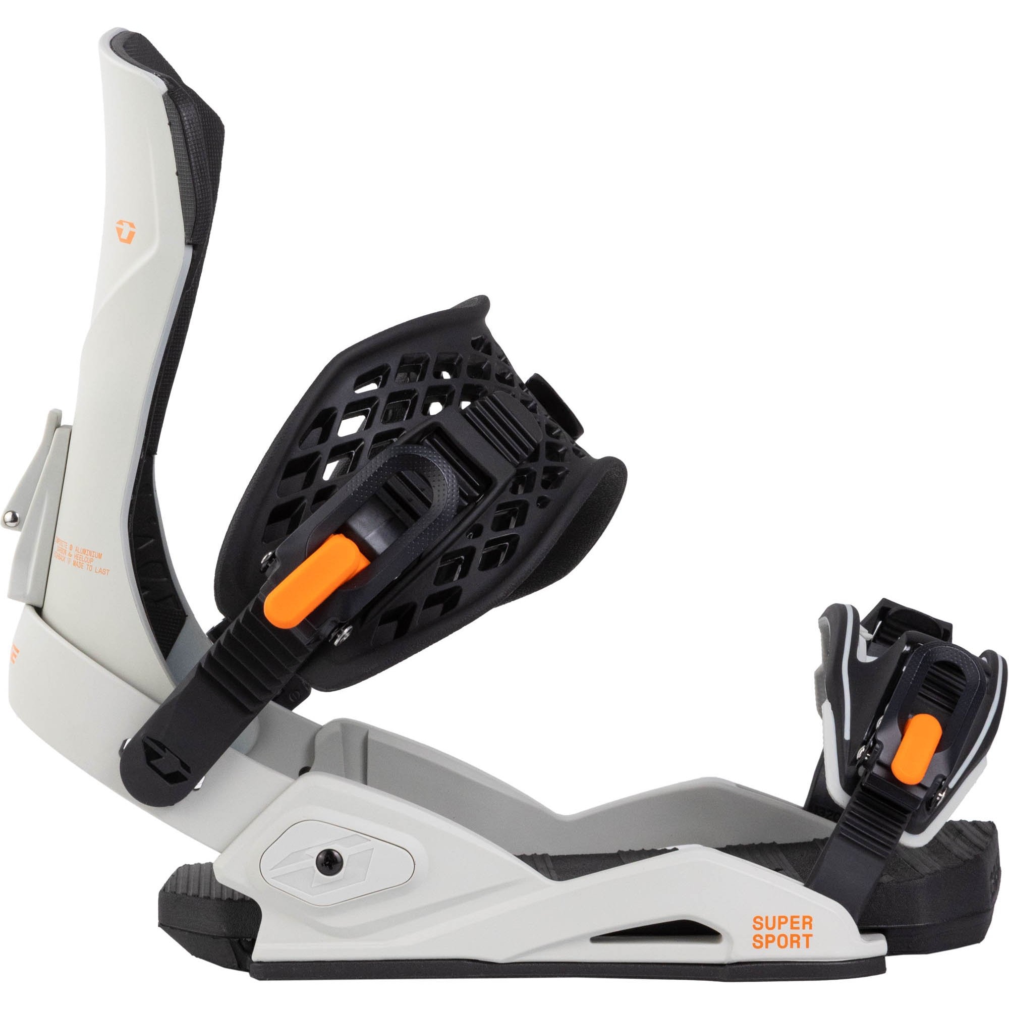 Legaturi Snowboard DRAKE Super sport, Gri/Portocaliu, Barbati, M
