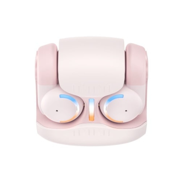 Слушалки HAVIT OWS907, Bluetooth 5.3, TWS, In-Ear, Тъч контрол, TWS, Розов