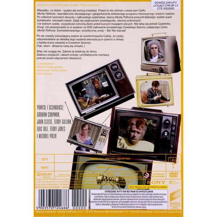 Monty Python Circul Zburator [DVD]