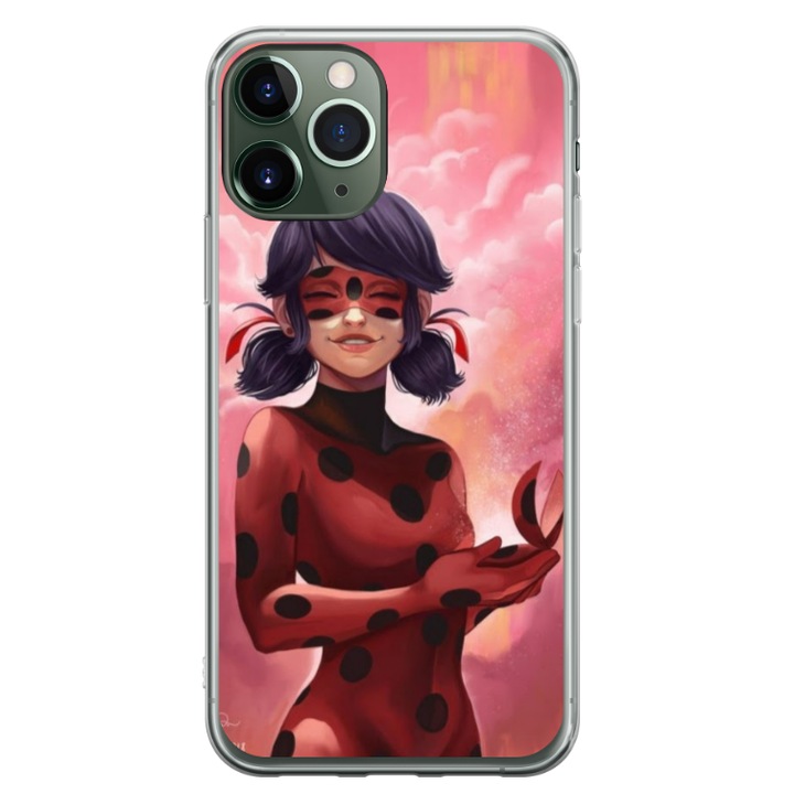 Husa personalizata pentru Apple iPhone 11 Pro, model Buburuza, S1D1M0025, TSS
