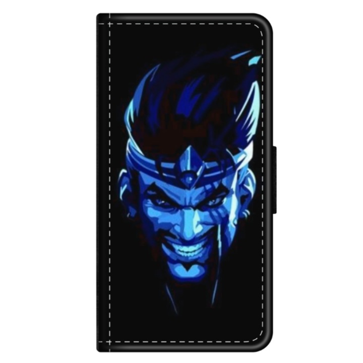 Husa personalizata tip carte HQ Print pentru Motorola Moto G32, Blue King, S1D1M0305, Atlas