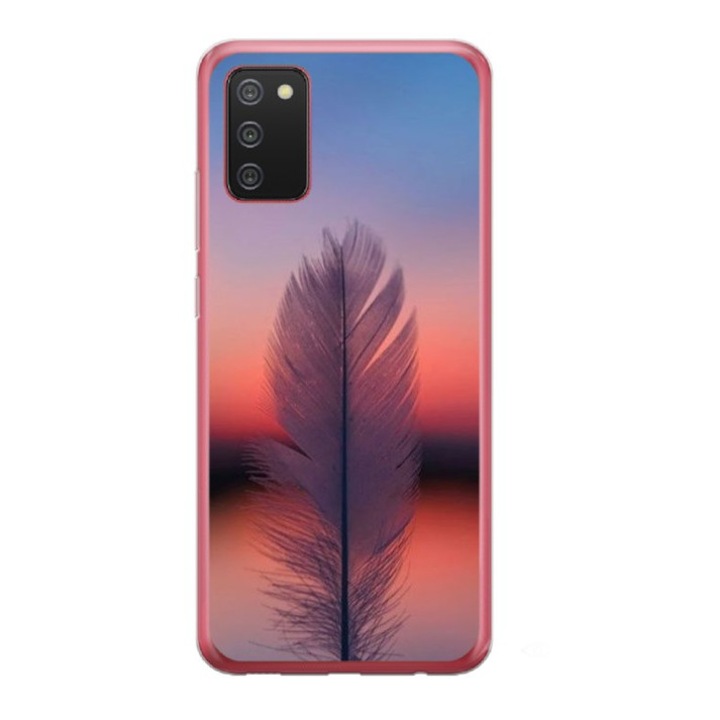 Husa personalizata si Folie de Silicon pentru Samsung Galaxy A02s, model Fulg, S1D1M0309, TSS