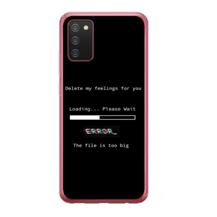 Husa personalizata pentru Samsung Galaxy A02s, model Delete Feelings, S1D1M0069, TSS