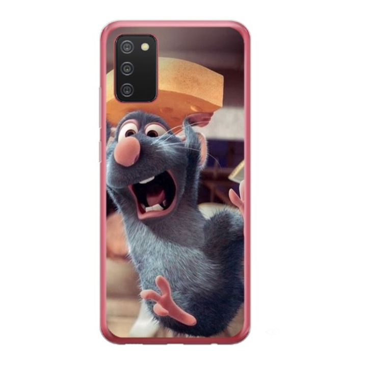 Husa personalizata si Folie de Silicon pentru Samsung Galaxy A03s, model Ratatouille, S1D1M0151, TSS