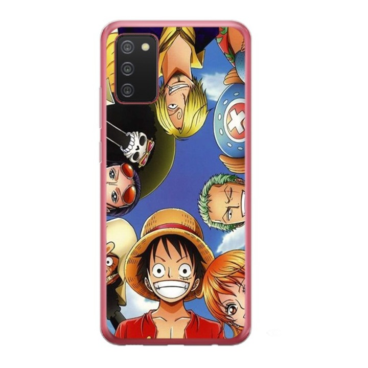 Husa personalizata si Folie de Silicon pentru Samsung Galaxy A03s, model Celestial Lion, S1D1M0002, TSS