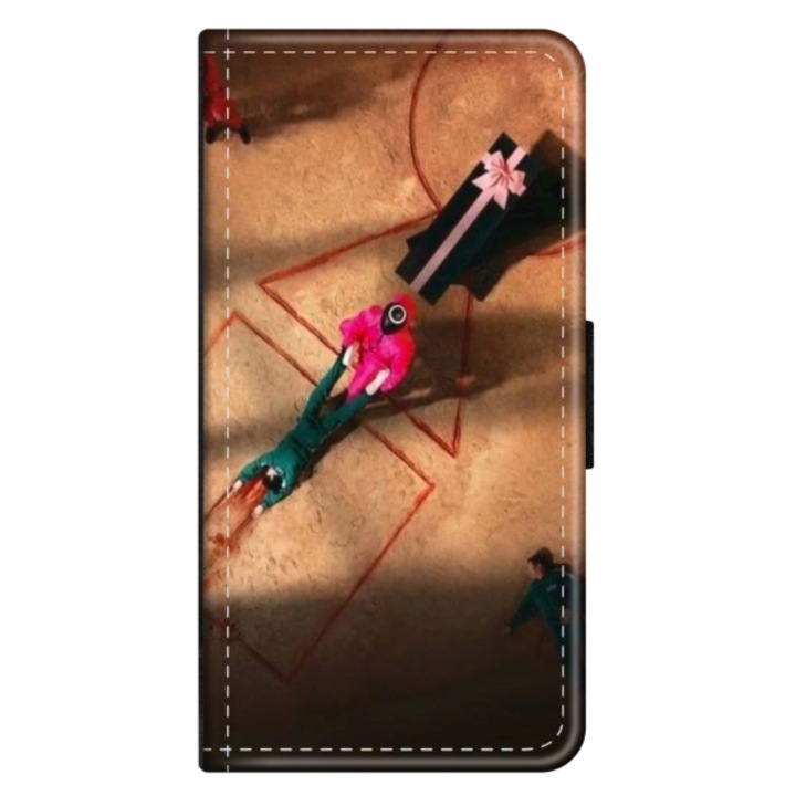 Husa personalizata tip carte pentru Apple iPhone 12 Pro Max, Squid Game #12, S1D1M0184, Atlas