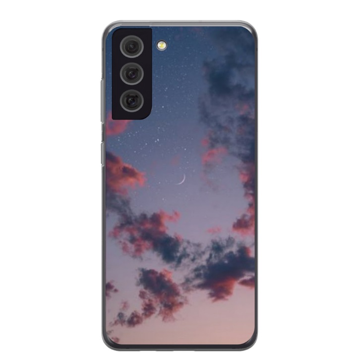 Husa personalizata pentru Samsung Galaxy S21 FE, model Moody Sky, S1D1M0146, TSS