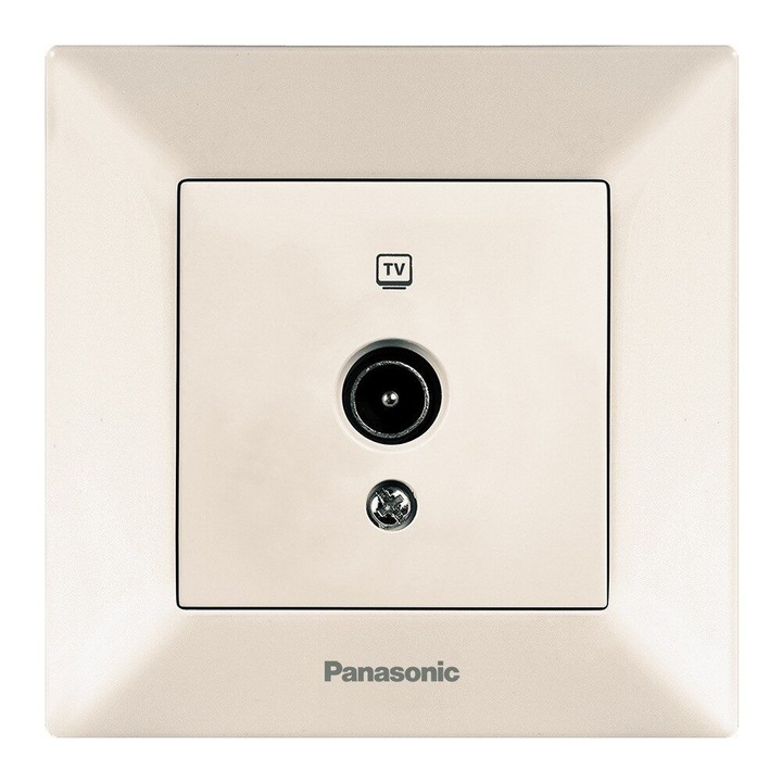 Priza tv trecere 12db arkedia panasonic bej