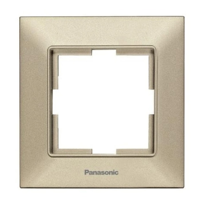 Rama simplă bronz Panasonic, design modern, dimensiuni 10x10cm