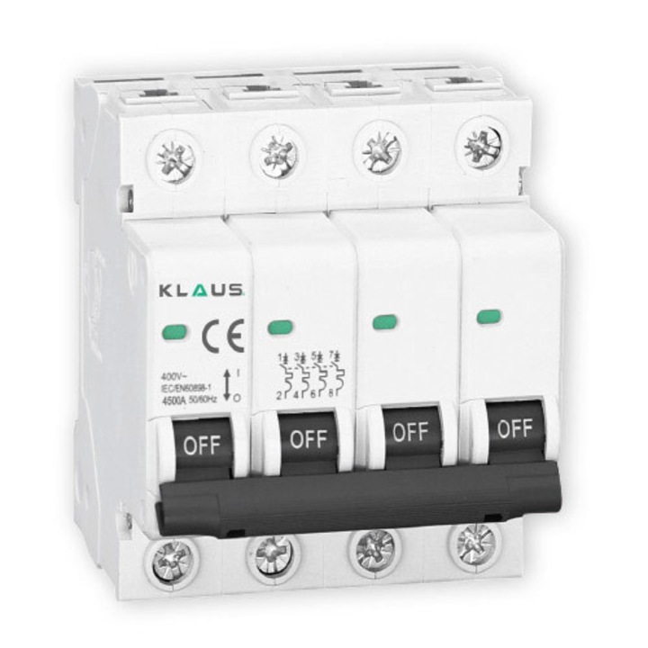 Intrerupator circuit miniatural mcb 6ka 4p 100a c - Klaus