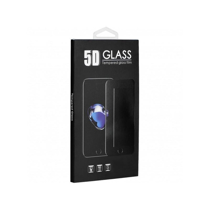 Folie de protectie Ecran OEM pentru Apple iPhone 11 Pro / XS / X Sticla Securizata Full Glue 5D Neagra