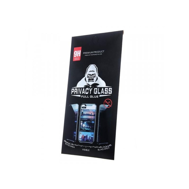 Folie de protectie Ecran Privacy pentru Samsung Galaxy A53 5G A536 / A52s 5G A528 / A52 5G A526 / A52 A525 Sticla securizata Full Glue