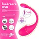 Vibrator femei cu control prin aplicatie, jucarie sexuala cu 10 moduri diferite, cu functie de personalizare vibratii Clitoris si Punctul G, reincarcabil si rezistent la apa, conexiune Bluetooth, control prin aplicatie, din silicon, roz