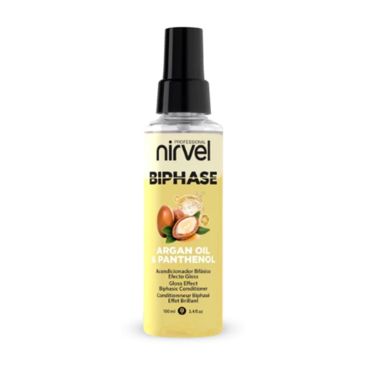 Balsam bifazic cu efect lucios ulei de argan si panthenol 100ml