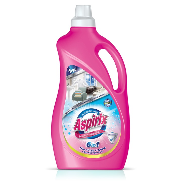 Detergent curatare Multisuprafete 6 in 1, Universal, Aspirix,2.5L