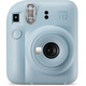 Фотоапарат за моментни снимки Fujifilm Instax Mini 12 Пастелно синьо + Чанта, Албум, Цветни рамки, Филм 1x10