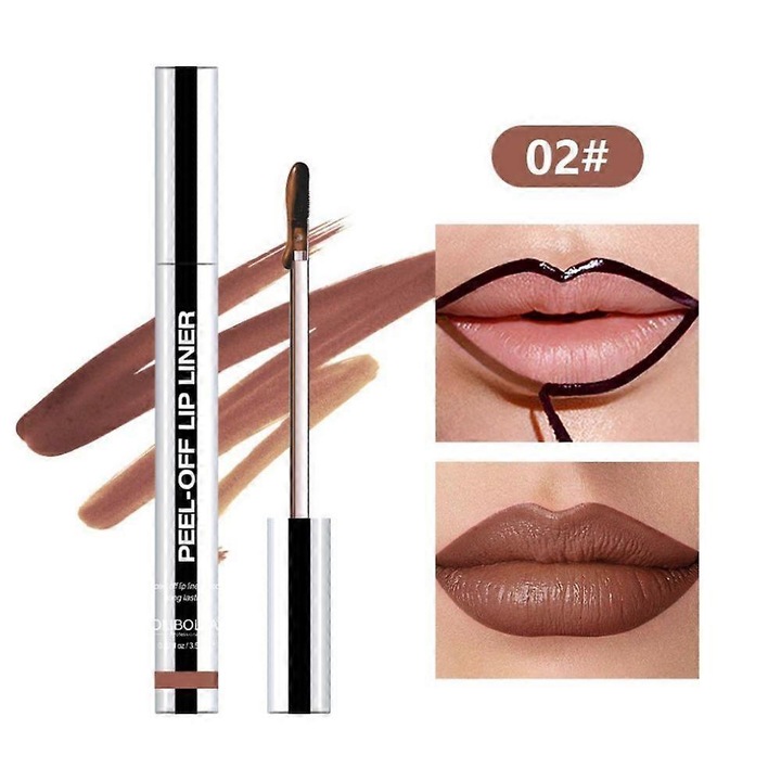 Set rujuri, Off Lip Stain, 3 nuante, textura usoara, hidratant