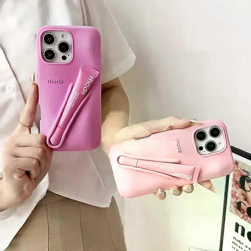 Husa telefon Rhode Lip Gloss Salty Tan, set pentru iPhone 16, 15