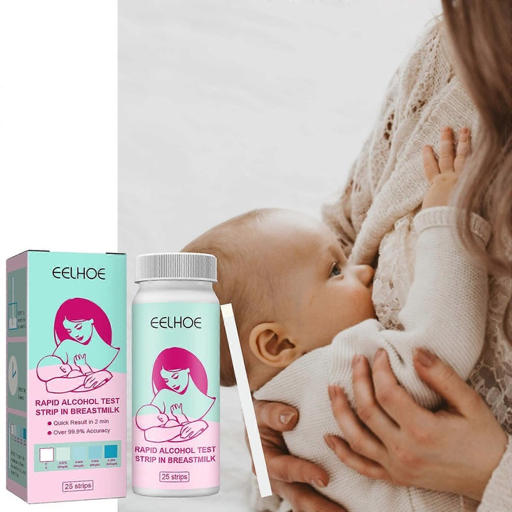 Banda de testare pentru laptele matern, detectare rapida, rezultate precise in 2 minute