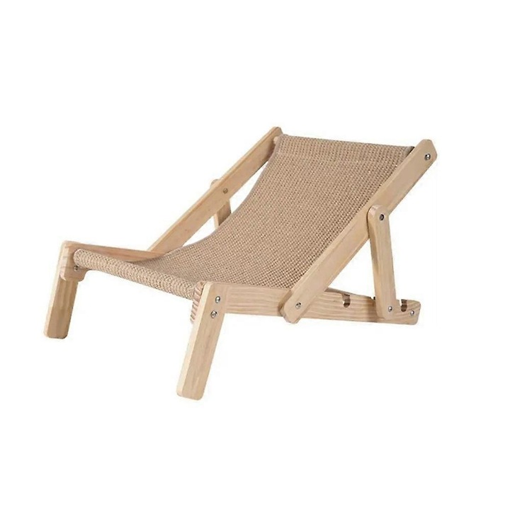 Scaun de joaca pentru pisici din sisal, 33.8x37.0x50.9cm, ecologic, rezistent
