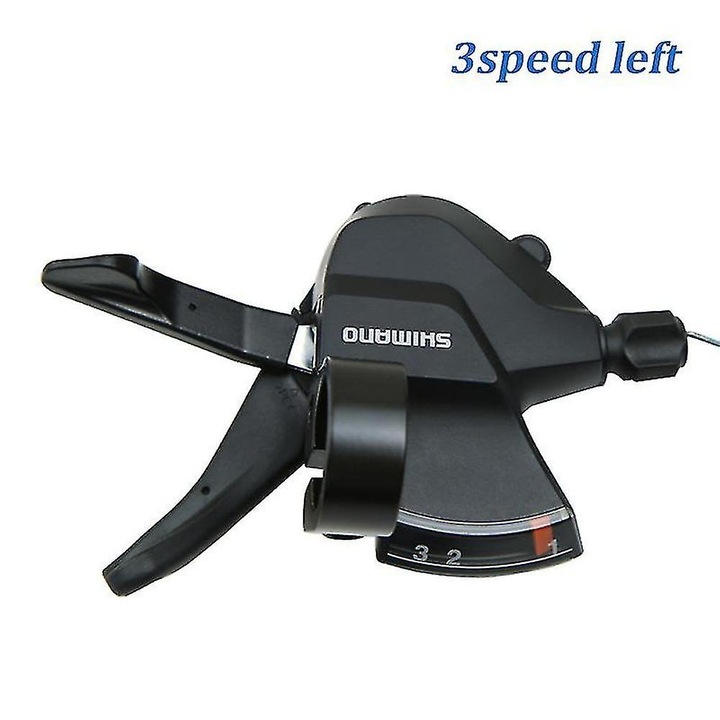 Manete schimbator bicicleta, 3 viteze stanga, 8 viteze dreapta, , dimensiuni 15.7x12x11.5cm