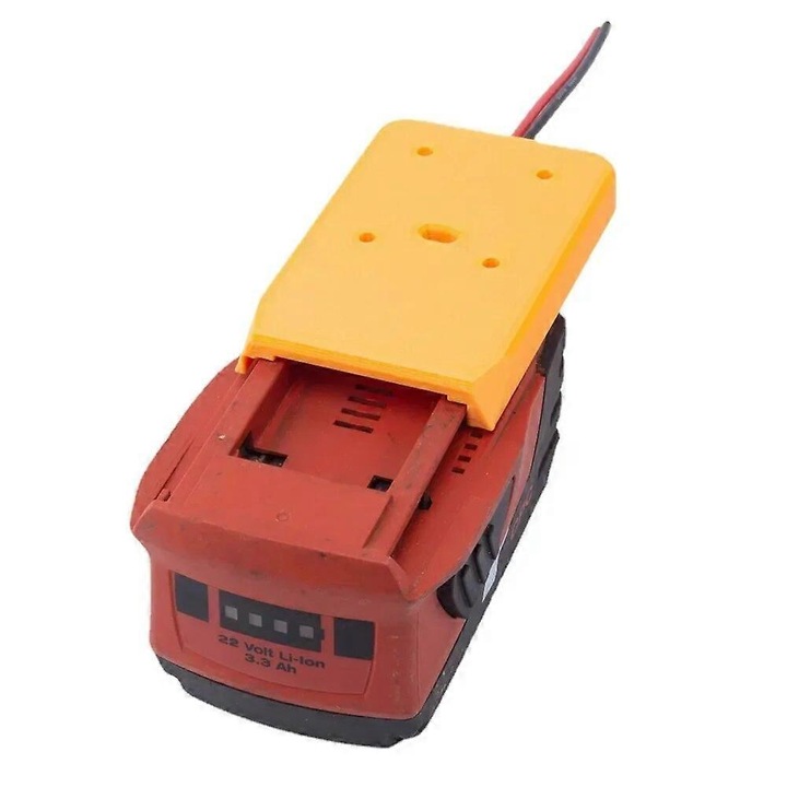 HILTI 22V B22 CPC akkumulátor adapter, 20-24V, LIRA 6.3mm csatlakozó