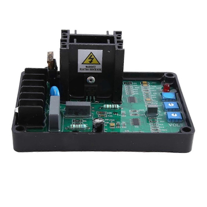 Платка регулатор на напрежение AVR GAVR12A, 5A, 160-260V, черен