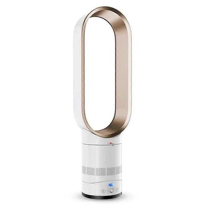 Lapát nélküli ventilátor, 16 hüvelyk, arany, távirányítóval, 40W, 550L/S