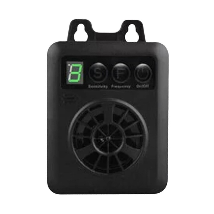 Dispozitiv anti latrat, 50ft, cu 4 niveluri de sensibilitate, negru, pentru dresaj caini